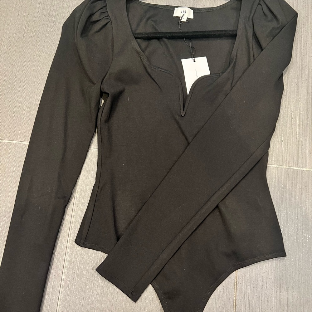 LPA BLACK BODYSUIT NWT -